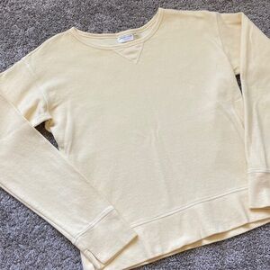 Prairie Cotton cozy Crew Berber Collection Crewneck boxy sweatshirt sz M